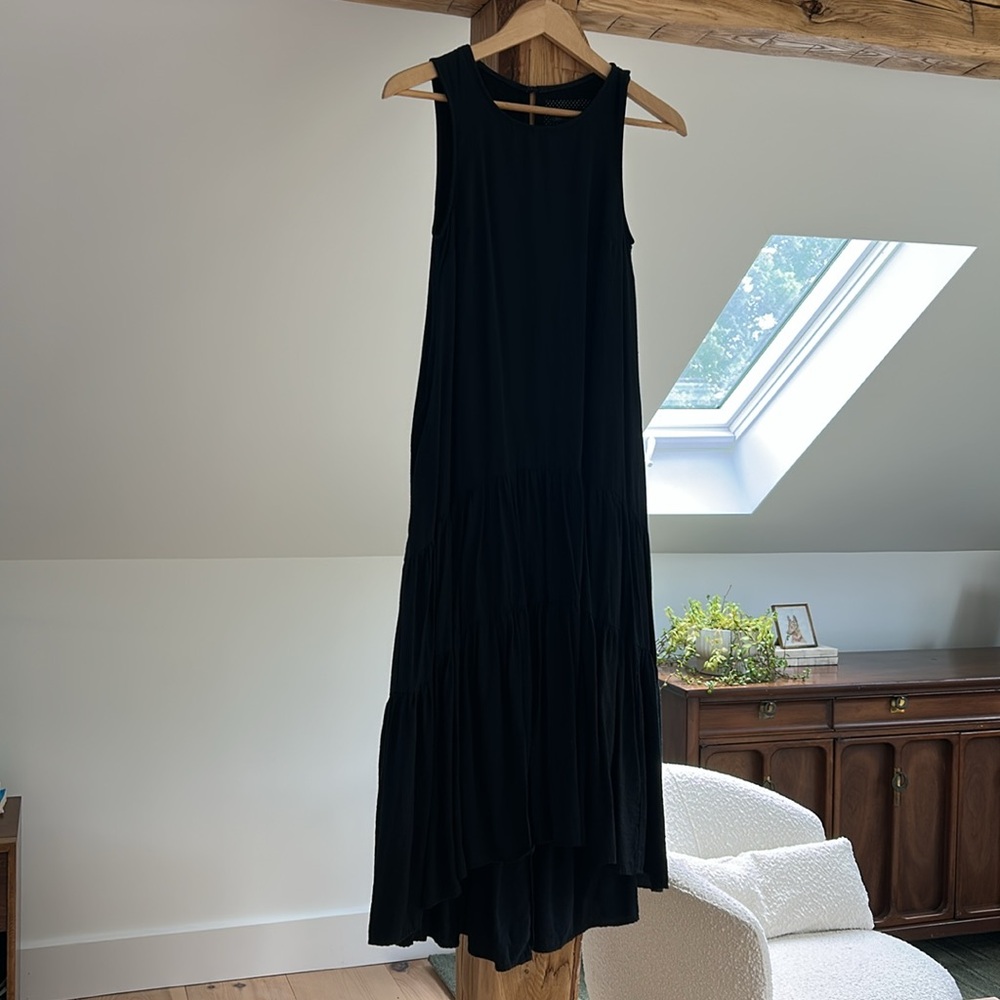 MAEVE Anthropologie Women’s Sleeveless Black Dress Midi Length - Size XS